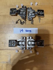 1/2″ Overlay Face Frame Concealed Cabinet Door Hinges. 14 Sets (28 Pieces)