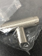 Amerock BP36556G10 Bronx 2-5/8 in. (67mm) Modern Satin Nickel Bar Cabinet Knob