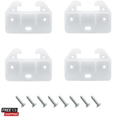 10 Pcs Plastic Drawer Guides Drawer Track Guides Drawer Rail for Dressers Hut…