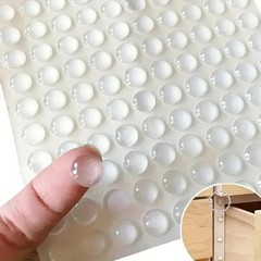 100PCS Silicone Anti Slip Bumpers Furniture Pads Cabinet Door Buffer Set
