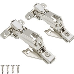 Cabinet Hinges (1 Pair, 2 PCS) Face Frame 165 Degree Full Overlay Clip-on Laz…