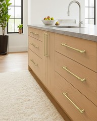 10 Pack 5 Inch 128mm Brushed Gold Cabinet Handles HeavyDuty Solid Pulls