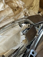 Lot of 12 Vintage Mid Century Modern Silver Chrome Drawer Pulls Atomic Metal