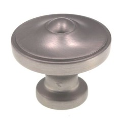 Schaub And Company Charlevoix 1 1/4″ Button Cabinet Knob Satin Nickel 151-15
