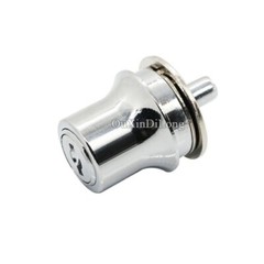4PCS Zinc Alloy Glass Cabinet Locks Jewelry Display Cabinet Door Locks Push Lock