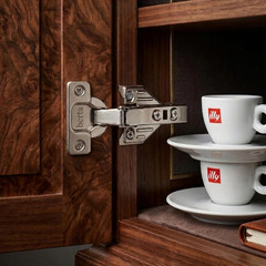 Berta 20-Pack, Full Overlay Cabinet Door Hinges,105 Degree Adjustable Concealed