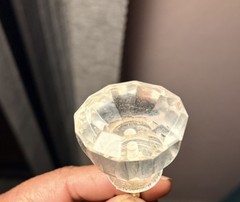 Antique Vintage Style Clear Glass Crystal Cabinet Knob Lot of 14