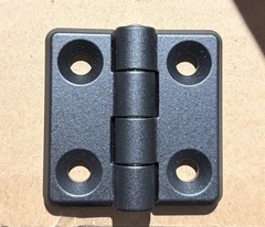25pk 2in Heavy Duty Butt Hinge Zinc Full Surface Door Hinges for Closet Cabinet