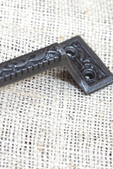 8 Cast Iron Handles Gate Pull Shed Door Handle Drawer Pulls 6 1/4″ Vintage Style