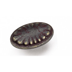 Laurey 24378 1 5/8″ Windsor Flower Knob – Weathered Antique Bronze