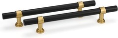10 Pack Black and Gold Cabinet Pulls 5 Inch Kitchen Cabinet Handles Black Dra…
