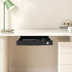 Drawer Storage Organizer With Lock, Iron Pull-out Drawer 14.17*10.63*1.97in