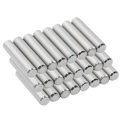 24 PCS 5x25mm 1/5″x1″ Dowel Pins 304 Stainless Steel Pegs for Support Shelves