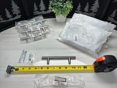 36 QTY! BULK LOT- GlideRite 3-3/4″ Solid Stainless Bar Pull 5001-96-SS 6-1/8” L