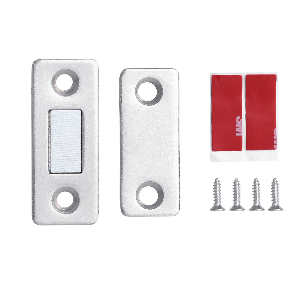 Lot Strong Magnetic Door Drawer Catch Ultra Thin Self Closing Cupboard Closures