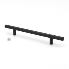 5pcs Black Stainless Steel Furniture Cabinet Handles Drawer Pulls for Home