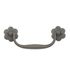 Hickory Hardware Palmetto Windover Antique 4″cc Drawer Bail Pull PA0922-WOA