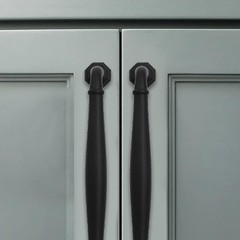 2 Pack 10 Inch Hole Center Matte Black Heavy Duty Solid Cabinet pulls Ideal f…