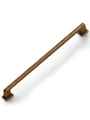 Sorwduerm 5 Pack Antique Brass Cabinet Pulls Square 7.56192Mm Hole Center Retro