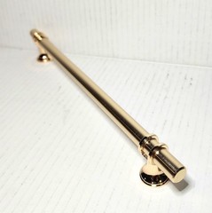 4 – Amerdeco Brushed Gold Luxury Cabinet Drawer Pulls 11 Inch Long C to C 8 7/8″