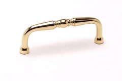 Polished Brass Kitchen Cabinet or Furniture Pull Berenson # 9997-303