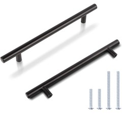 20 Pack- Knobwell Black Kitchen Cabinet Pulls 6-3/10” Cabinet Handles
