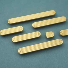MFYS Solid Brass Track Kitchen Pull Dresser Knob Antique Bronze Drawer Pulls