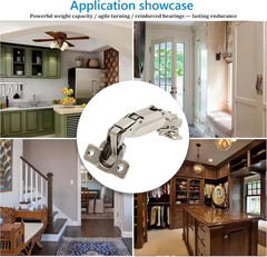 Lazy Susan Corner Hinge Clip on 165 Angle Cabinet Hardware with Face Frame Base