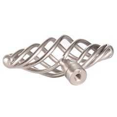 Bird Cage Birdcage Kitchen Bath Cabinet Knob knobs SN Nickel 60MM 2 3/8 898-SN