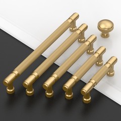 10 Pack Champagne Bronze Knurled Cabinet Pulls 5 Inch 128mm