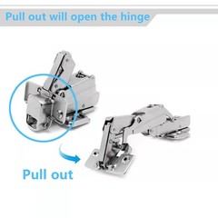 165 Degree Corner Cabinet Hinges 2 Pack Full Overlay Hydraulic Concealed Soft