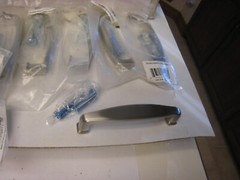 8 New Packaged Satin Nickel Door/Drawer Pulls Cabinet Furniture Hardware 1092SN