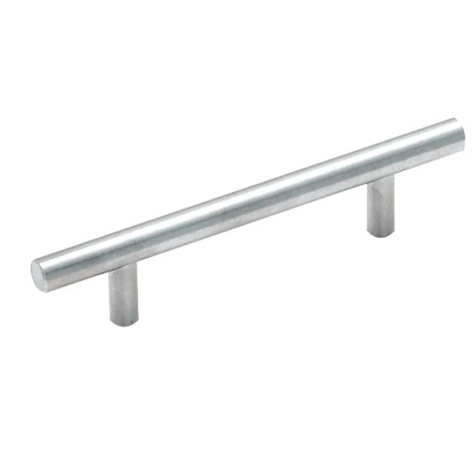 (Lot of 7) Amerock Cabinet Door/Drawer Pull Handle 96mm, 3-3/4in Stainless Steel