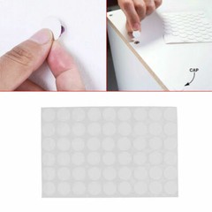 54x/Sheet PVC 21mm Self Adhesive Films Furniture Screw Cover Caps Stickers Wood