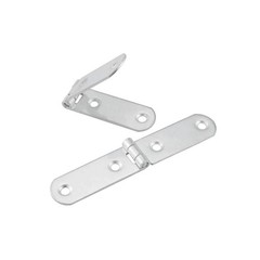 4 PCS White Zinc Flip Up Folding Cabinet Door Hinge 97mm With 16 Screws
