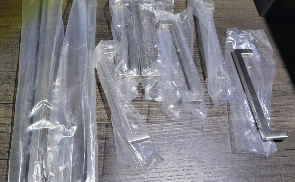 Brand New 24 Brushed Nickel Cabinet Handles Pulls Sizes 5″ and 13″