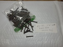 #8-32 x 1-1/4″ Cabinet Drawer Knob Pull Screws.. Pack of 100..BRONZE COLOR..