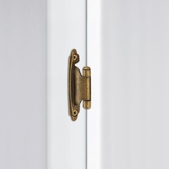 Home Expert 50 Pack (25 Pairs) Antique Brass 1/2 Inch Overlay,