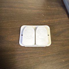 JR Products 543-A-2-A Polar White Phone/Cable Plate