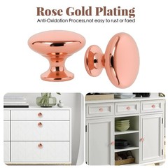 20x Polished Chrome Cabinet Hardware Round Mushroom Knob Drawer Handles 30mm/…