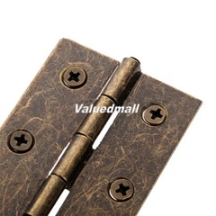 60*37mm Home Use Door Cabinet Hinges Wardrobe Jewelry Box Suitcase Hinge &Screw
