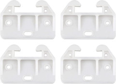20 Pcs Drawer Guides Plastic Drawer Rail Track Guides Replacement Furniture Part