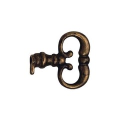 Bosetti Marella Vintage 101344.09 Mock Key Pull in Dark Antique Brass