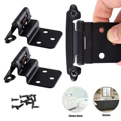 3/8″ Inset Self Closing Offset Face Mount Kitchen Door Cupboard Cabinet Hinges