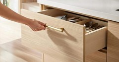 Amerock Kane Appliance Pull Golden Champagne 18 Inch