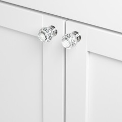 GlideRite 1-1/4″ Round K9 Crystal Cabinet Dresser Drawer Knob Clear 9003-CR-30-1