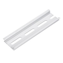 DIN Rail Slotted Aluminum Mounting Guide 5″ x 1.4″ x 0.3″ Pack of 1 Pcs