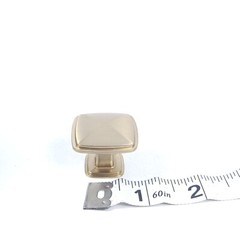 24 Pack Amerdeco Square Cabinet Knob 1″ With Mounting Screws Kitchen Bathroom