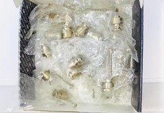 26-Pack Convex 233-22 Golden S16 S26 Polished Brass Door Knob Cabinet Handles