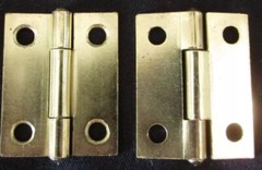 Ultra 35090 – 1-1/2″x1-1/8″ Light Duty Cabinet Hinges Brass Finish Lot Of 144
